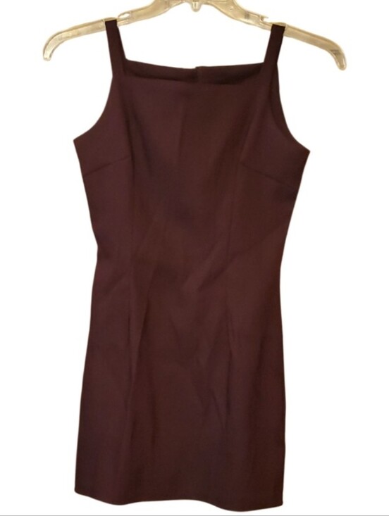 La Belle Dresses & Skirts - La Belle Size 3 Juniors Classic Sleeveless Sheath Dress in Dark Plum Vintage Y2K